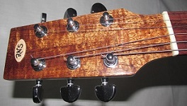 Guitar headstock veneer 1